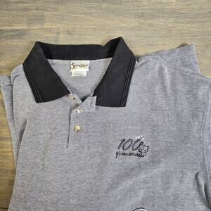 Disney World 100 Years Of Magic Polo Shirt Gray Men's Size 3XL Disney Parks